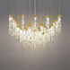 Minx 41 Light 36 inch Aged Brass Multi-Light Pendant Ceiling Light