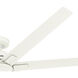 Downtown 72 inch Matte White Outdoor Ceiling Fan