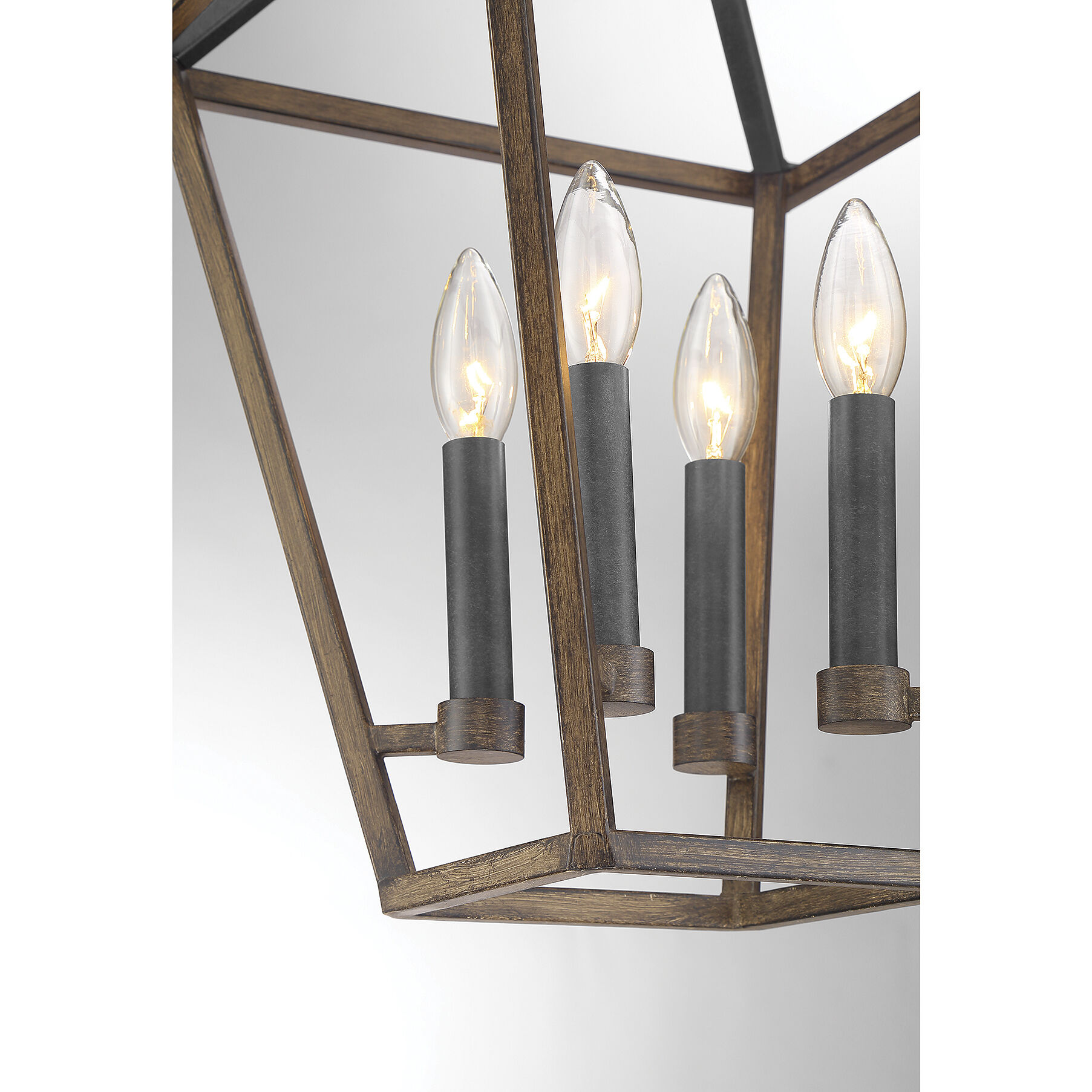 Oaklawn 4 Light 12 inch Whiskey Wood Pendant Ceiling Light