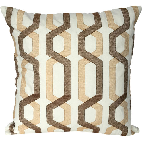 Anita 18 X 6.5 inch Beige Pillow