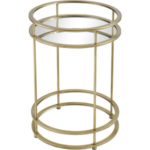 Byers 24 X 17 inch Antique Brass Accent Table