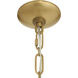 Marbelle 1 Light 15.75 inch Legacy Brass Pendant Ceiling Light