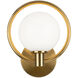 Averley 1 Light 7.88 inch Aged Gold Brass Wall Sconce Wall Light