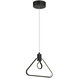 Edison's Outline LED 11.25 inch Coal Pendant Ceiling Light