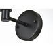 Jaelynn 1 Light 6 inch Black Bath Sconce Wall Light