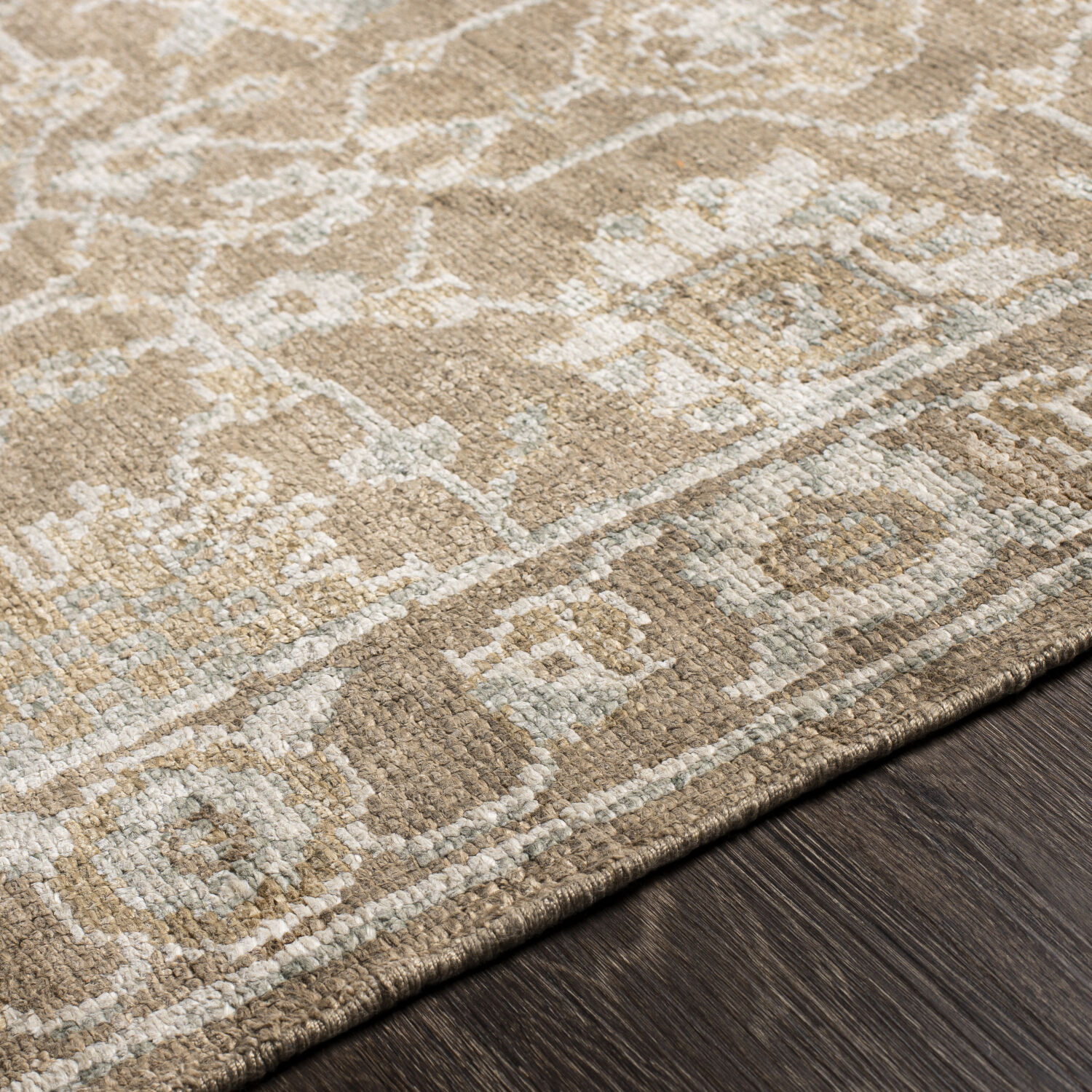 Royal 108 X 72 inch Taupe Rug in 6 X 9, Rectangle