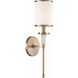 Hatfield Sconce Wall Light in Vibrant Gold