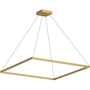 Piazza LED 70.88 inch Brushed Gold Pendant Ceiling Light