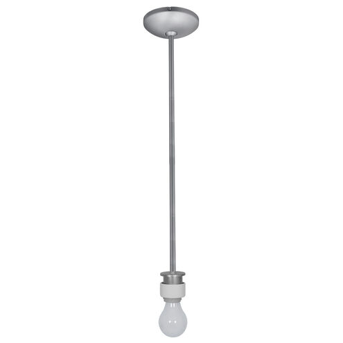 Janine LED 5 inch Brushed Steel Pendant Ceiling Light
