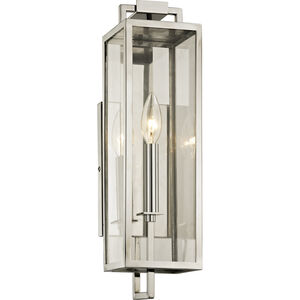 Beckham 1 Light 17 inch Polished Stainless Outdoor Wall Sconce