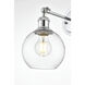 Wesson 1 Light 6 inch Chrome Plug In Wall Sconce Wall Light