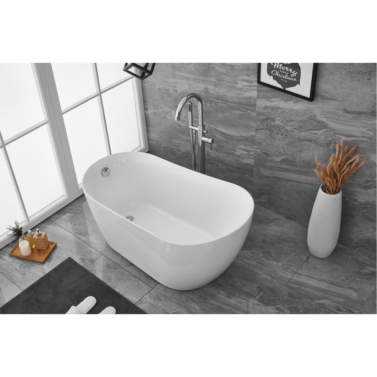 Chantal Glossy White Bathtub