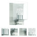 McClane 1 Light 5.5 inch Brushed Polished Nickel Wall Sconce Wall Light