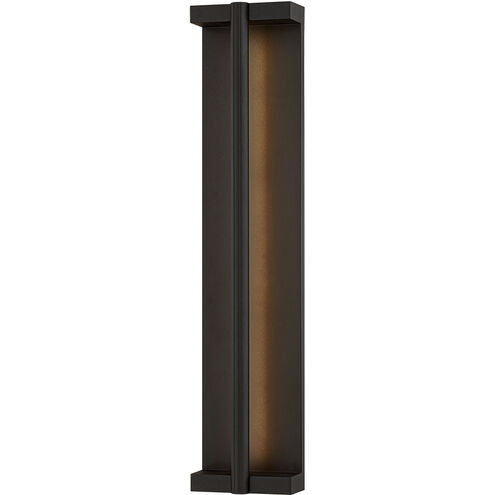 Calla LED 30 inch Texture Black Exterior Wall Sconce