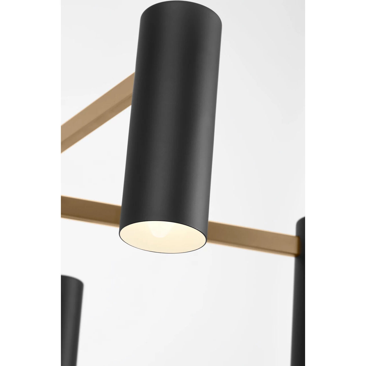 Zentro 5 Light 29 inch Satin Brass Chandelier Ceiling Light in Standard