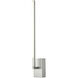 Pandora LED 4.63 inch Brushed Nickel ADA Wall Sconce Wall Light