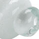 Ariel White Glass Shells, Set of 2