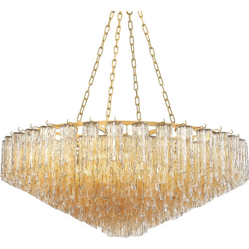 Watertown 21 Light 46 inch Aged Brass Chandelier Ceiling Light