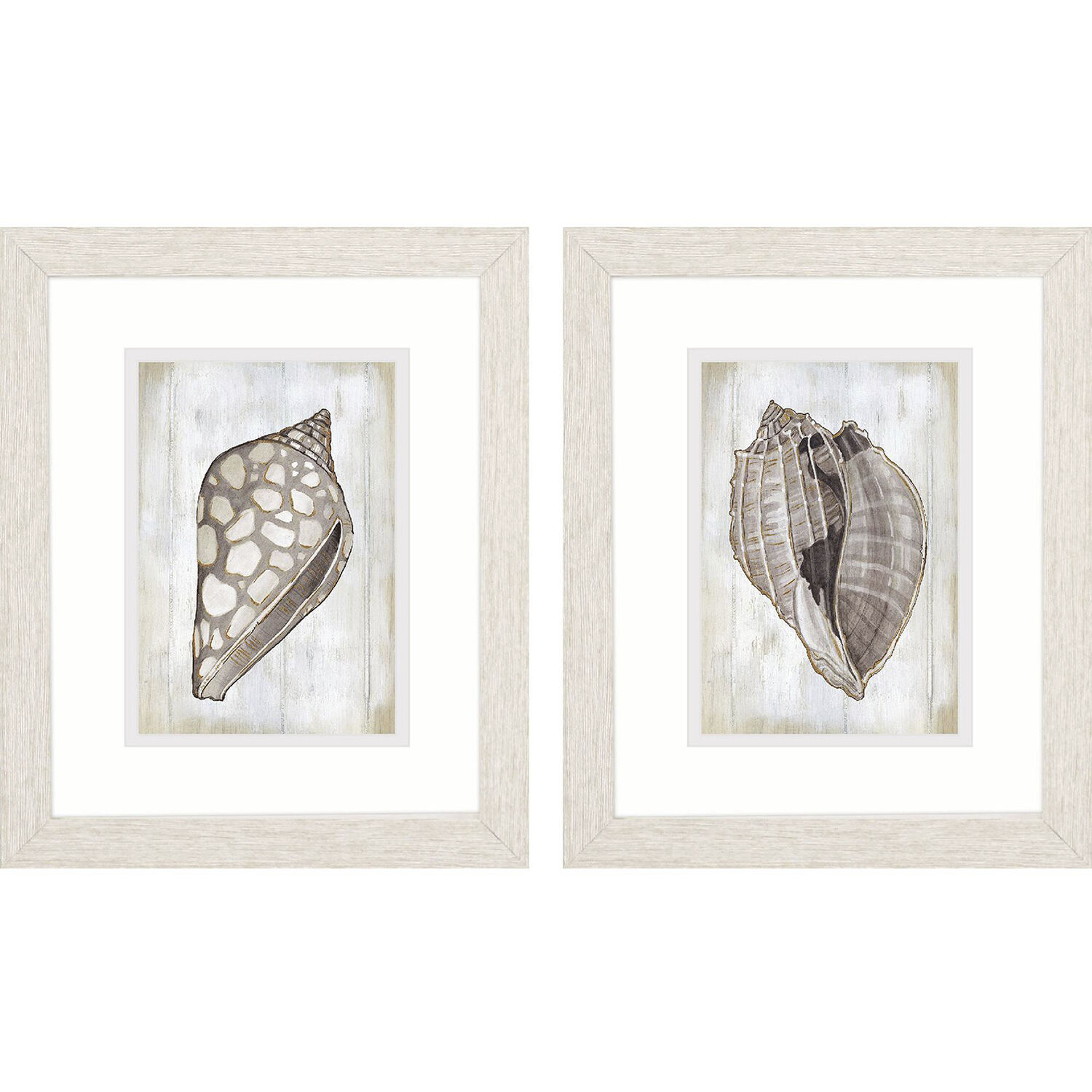 Waterside Brown and Neutral and Beige and Gray Framed Art, Propac