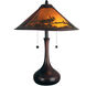 Evelyn 22 inch 75.00 watt Antique Bronze Table Lamp Portable Light