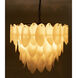 Lotus 4 Light 27 inch Matte Black Chandelier Ceiling Light, Large
