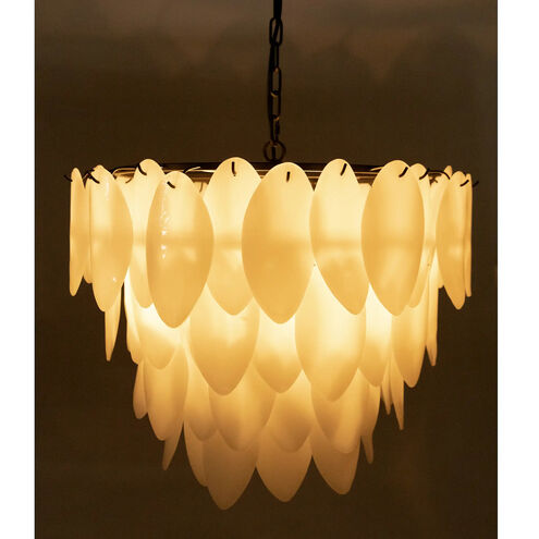 Lotus 4 Light 27 inch Matte Black Chandelier Ceiling Light, Large