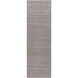 Hickory 96 X 30 inch Dark Brown/Beige/Gray/Charcoal Rug