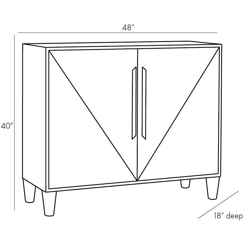 Hendrix Ebony Cabinet