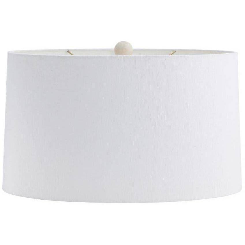 Felicity 28 inch 60.00 watt Egg Shell and Antique Brass Lamp Portable Light