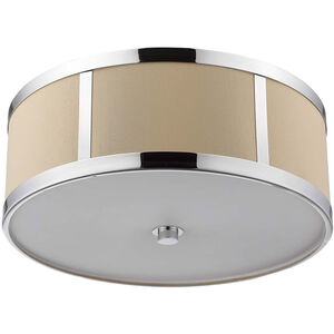 Butler 2 Light 12 inch Polished Chrome Flush Mount/Pendant Ceiling Light
