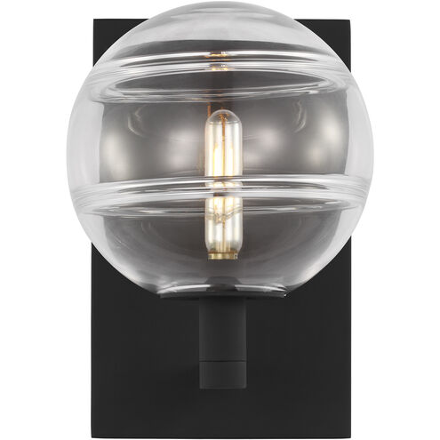 Sean Lavin Sedona LED 7.2 inch Nightshade Black Wall Sconce Wall Light in Clear Glass, LED included