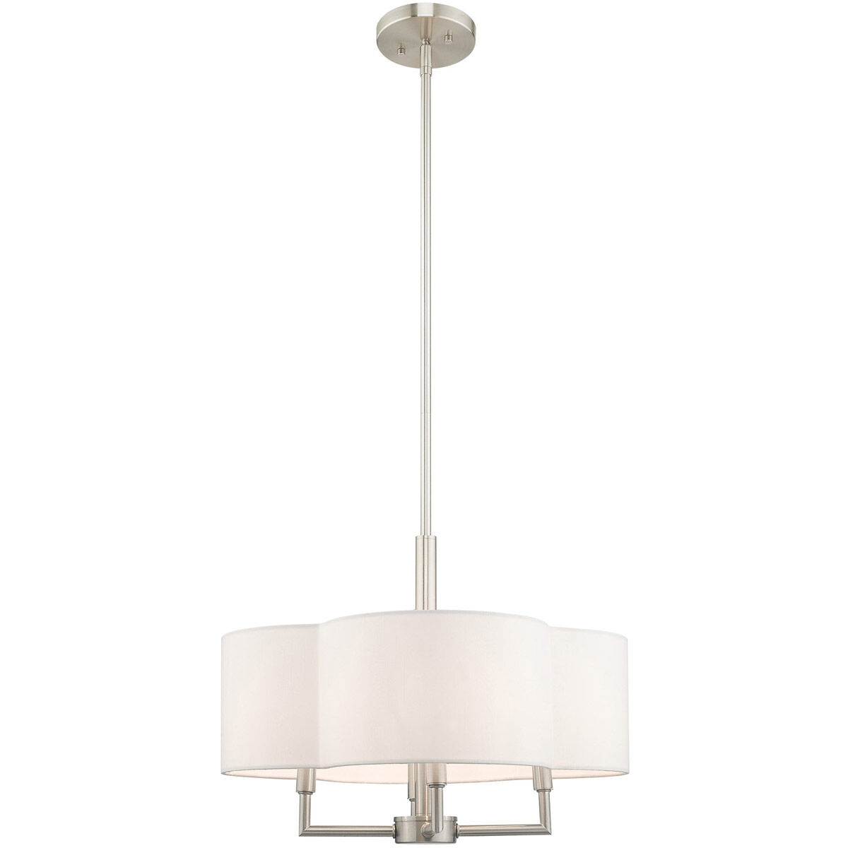 Chelsea 4 Light 18 inch Brushed Nickel Pendant Chandelier Ceiling Light