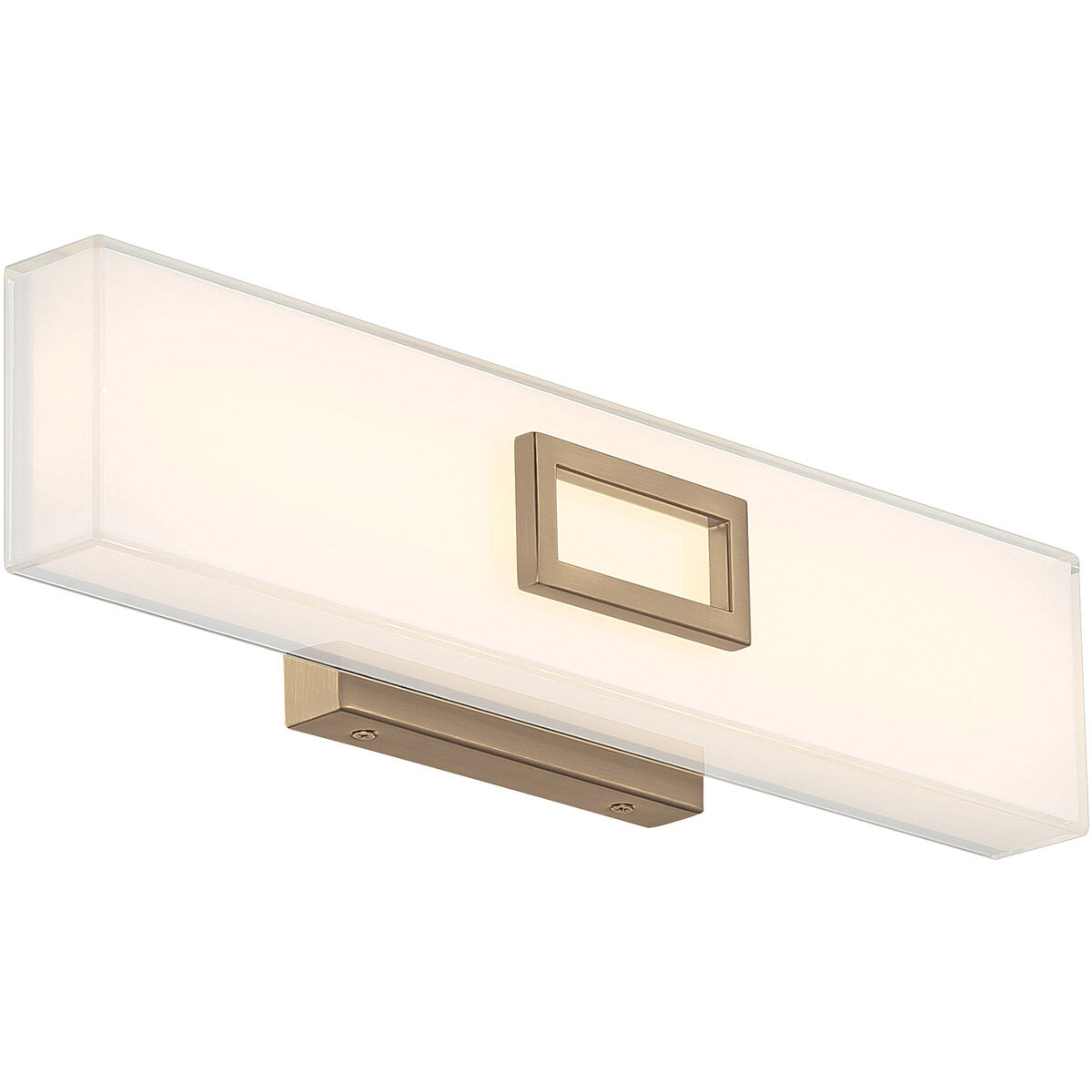 Restore LED Antique Brushed Brass Bath/Vanity Wall Light