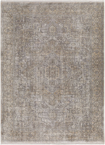 Eclipse 123 X 94 inch Light Gray Rug in 8 x 10, Rectangle