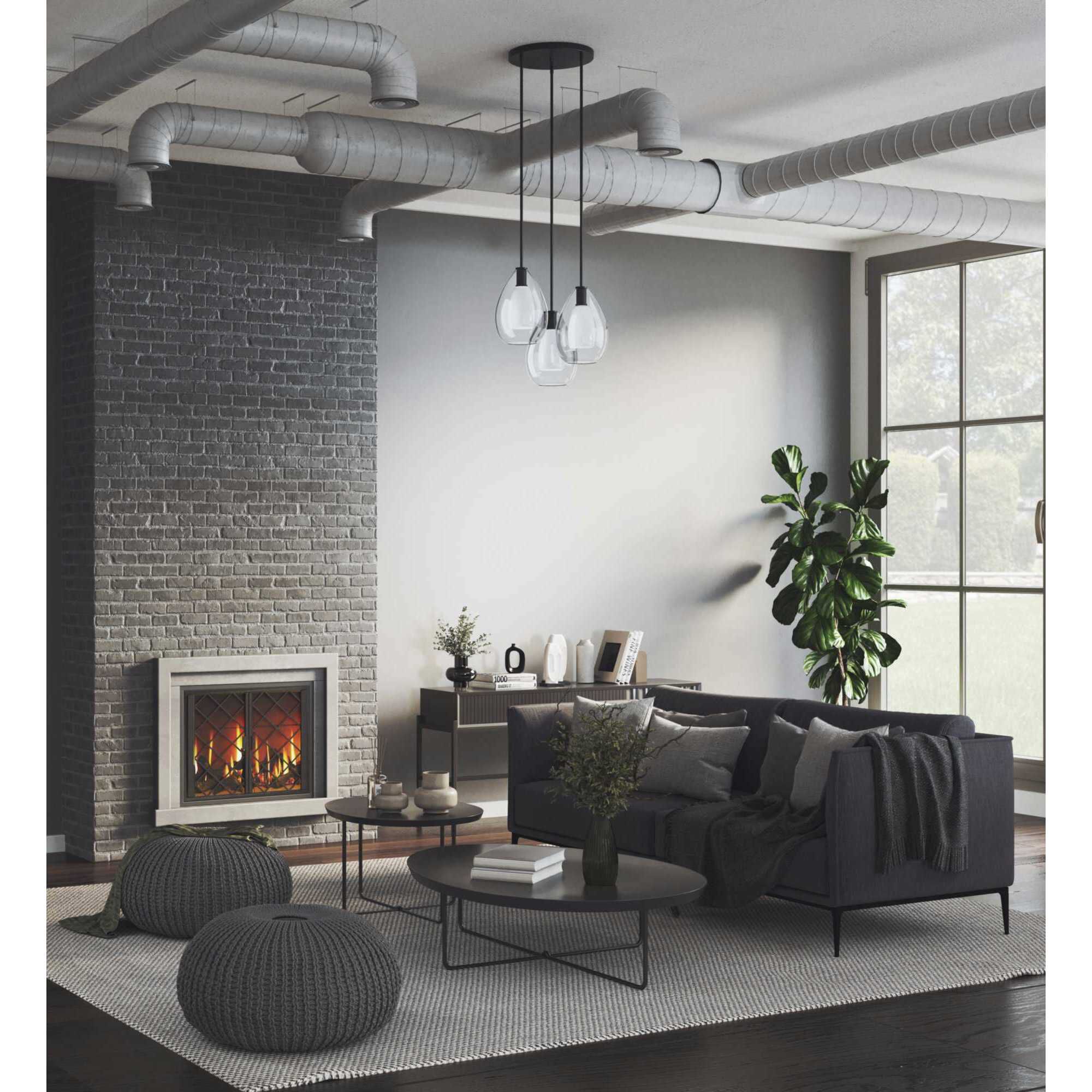 Carillon 1 Light 9.87 inch Matte Black Pendant Ceiling Light