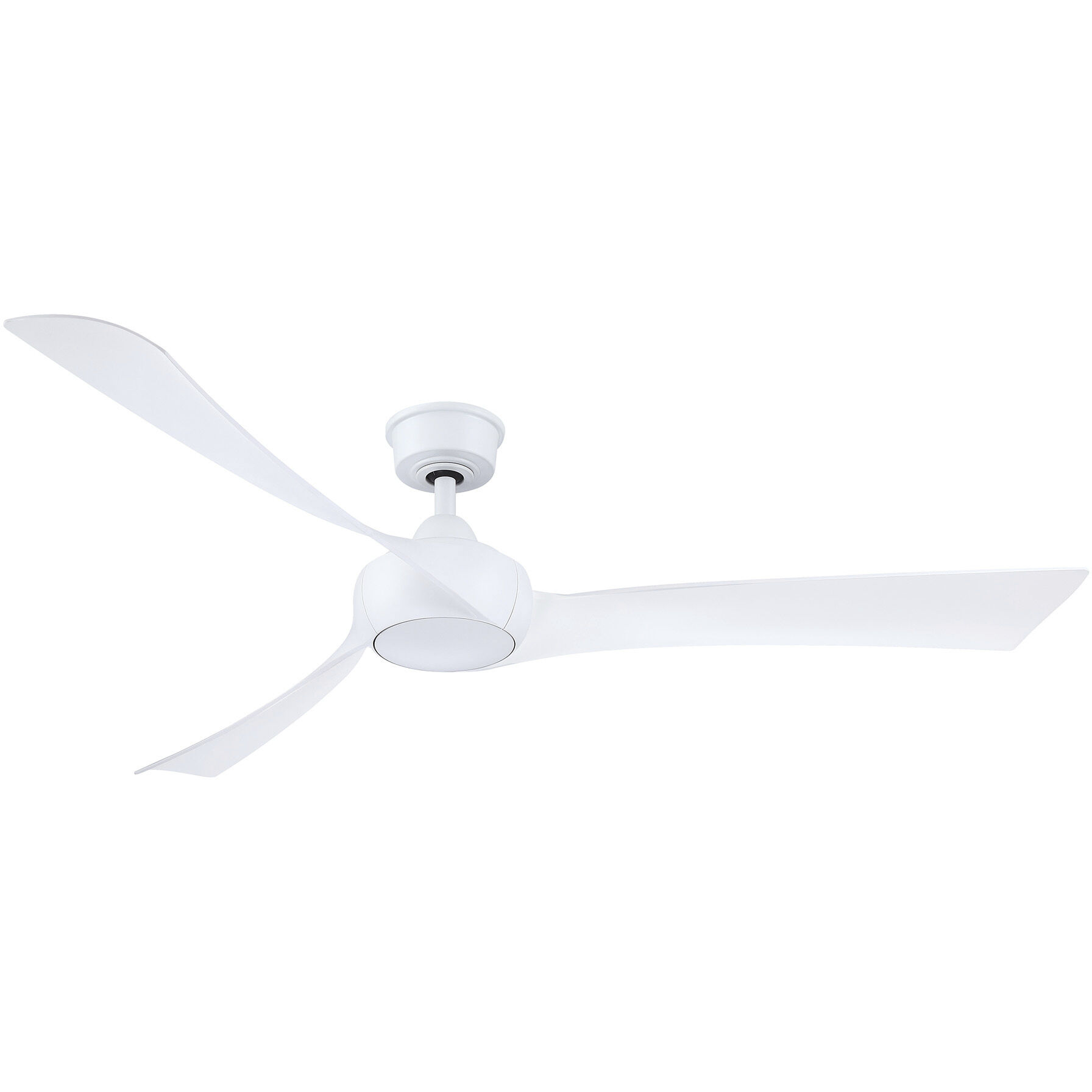 Wrap Custom 8.88 inch Matte White Fan Motor Only