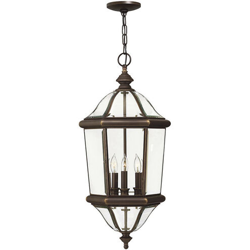 Augusta LED 13 inch Copper Bronze Outdoor Hanging Lantern