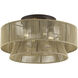 Florell 4 Light 21 inch English Bronze Semi Flush Mount Ceiling Light, Extra Large