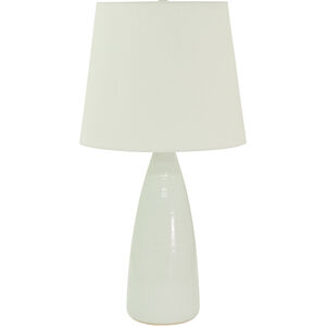Scatchard 26 inch 100 watt White Gloss Table Lamp Portable Light