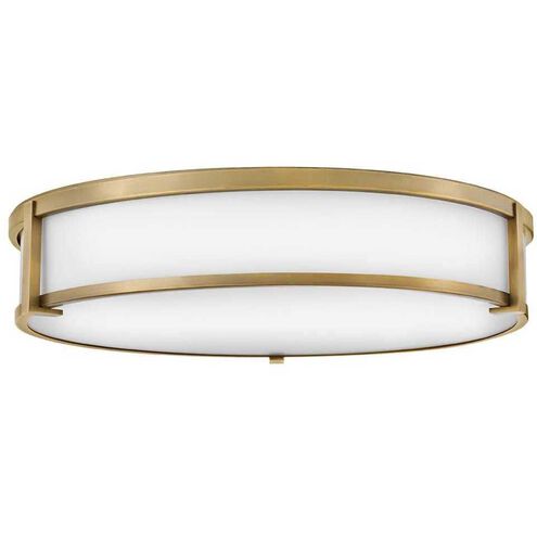 Lowell 24 inch Brushed Bronze Indoor Flush Mount Ceiling Light