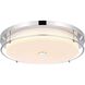 Kolson 1 Light 20 inch Chrome Flush Mount Ceiling Light