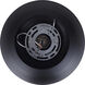 Valec 1 Light 14 inch Sand Black Outdoor Flush Mount
