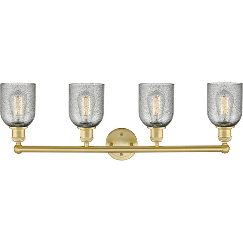 Caledonia 4 Light 32 inch Satin Gold Bath Vanity Light Wall Light in Charcoal