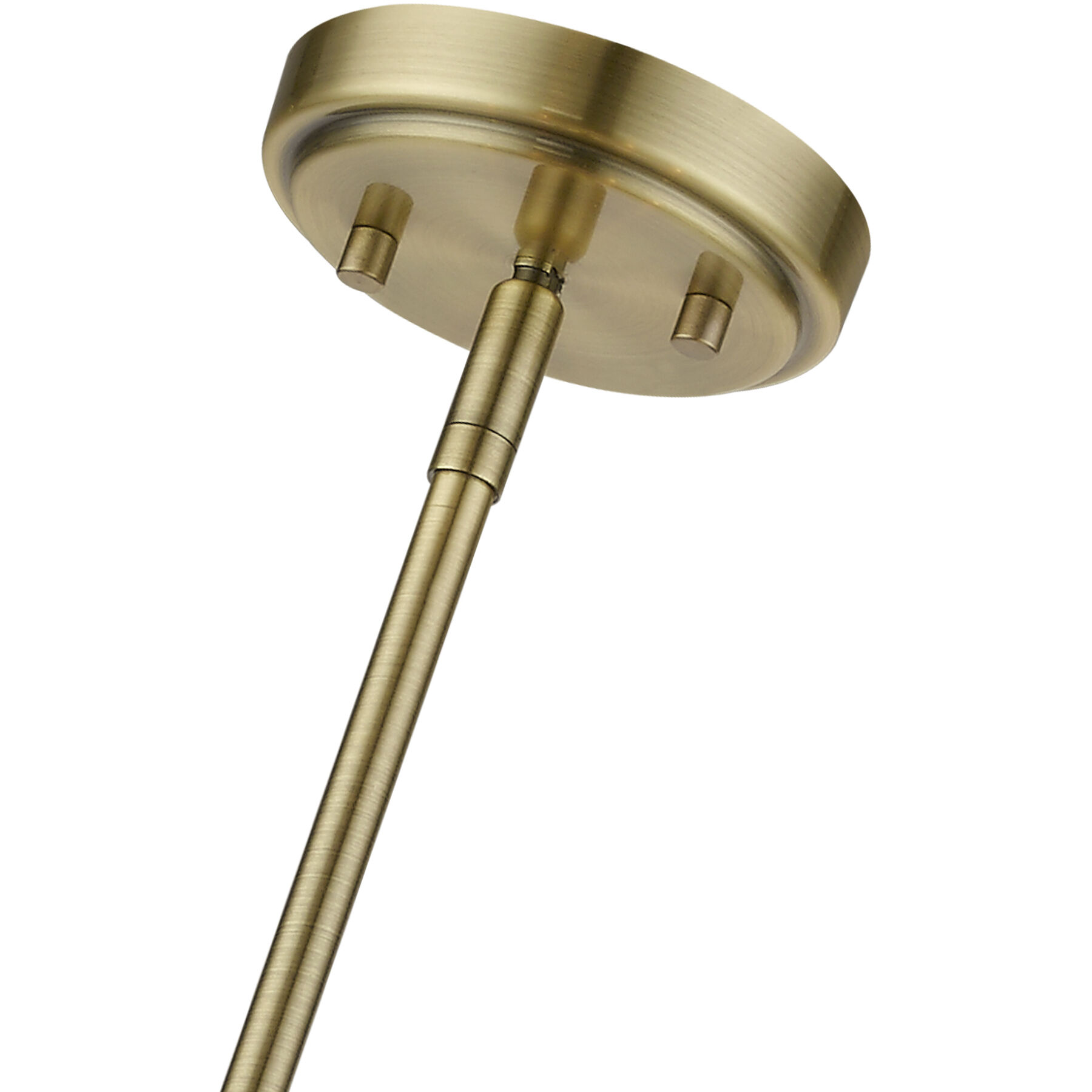 Rubix 5 Light 26 inch Antique Brass Chandelier Ceiling Light