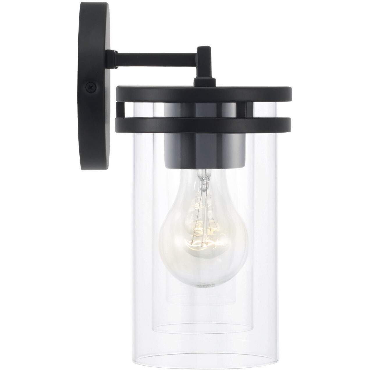 Fuller 3 Light 24 inch Matte Black Vanity Light Wall Light