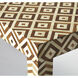 Bone Inlay Crispin  Wood & Bone Inlay Bench