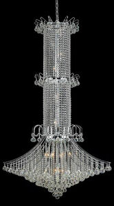 Toureg 20 Light 44 inch Chrome Foyer Ceiling Light in Royal Cut