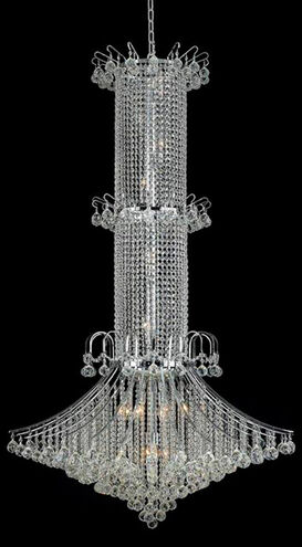 Toureg 20 Light 44 inch Chrome Foyer Ceiling Light in Royal Cut