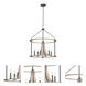 Middleton 6 Light 26 inch Natural Iron Pendant Ceiling Light