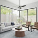 Surea 56 inch Matte Black Outdoor Ceiling Fan